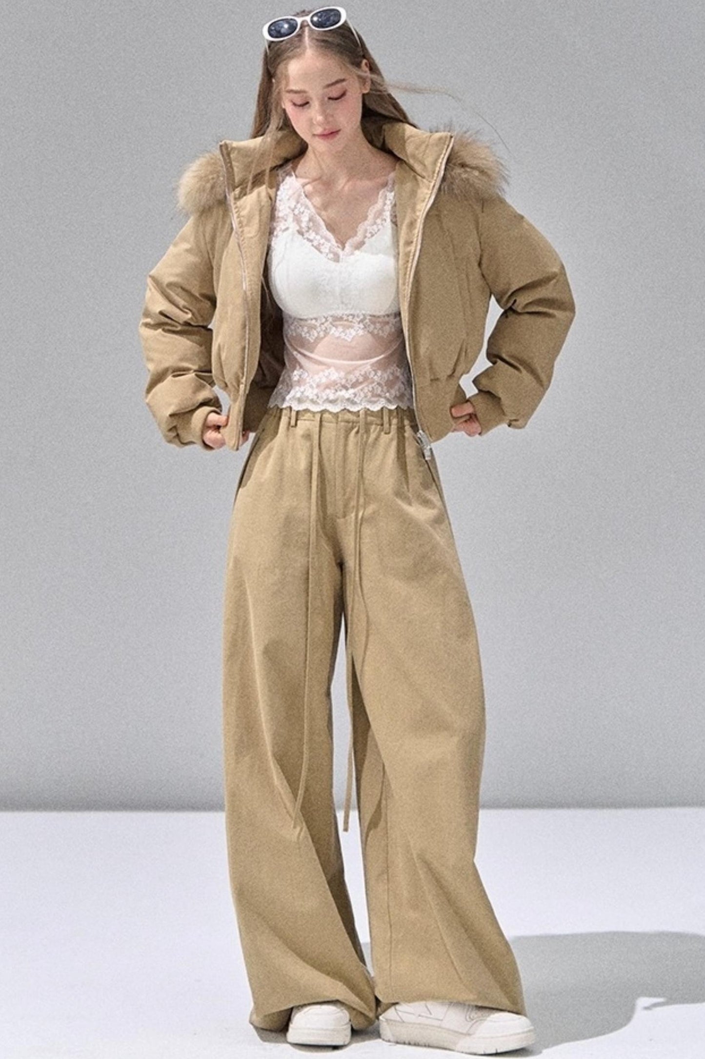 Straight Loose Casual Trousers