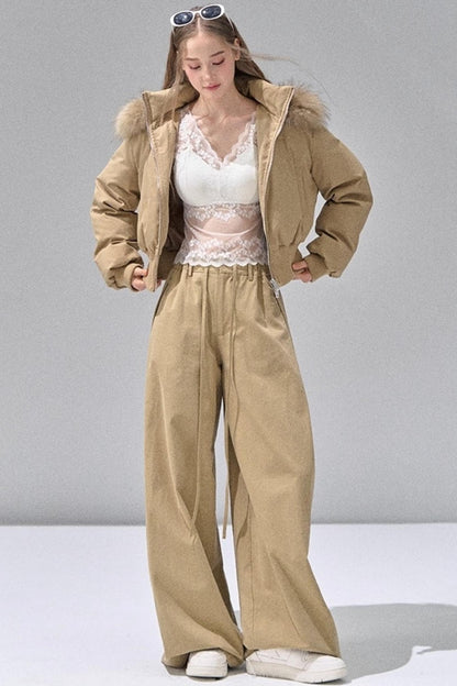 Straight Loose Casual Trousers