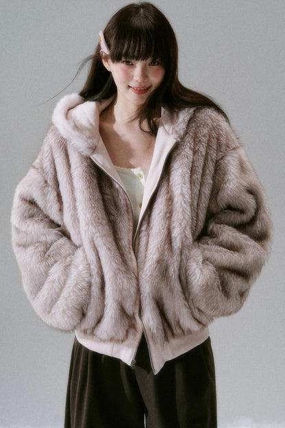 Casual Plush Reversible Jacket