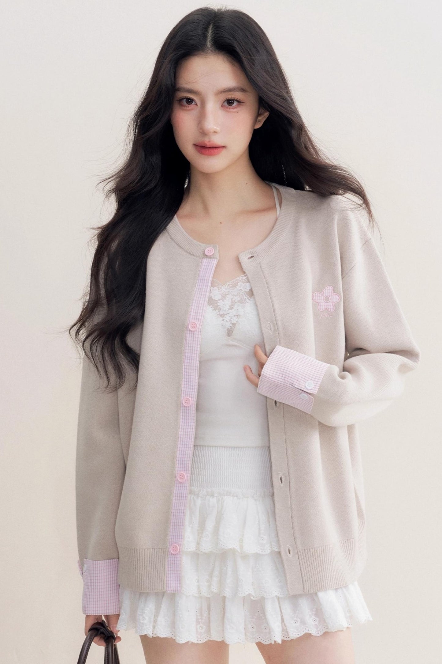 Romantic Patchwork Sweater Cardigan