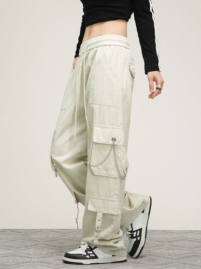 American Retro Straight Loose Track Pants