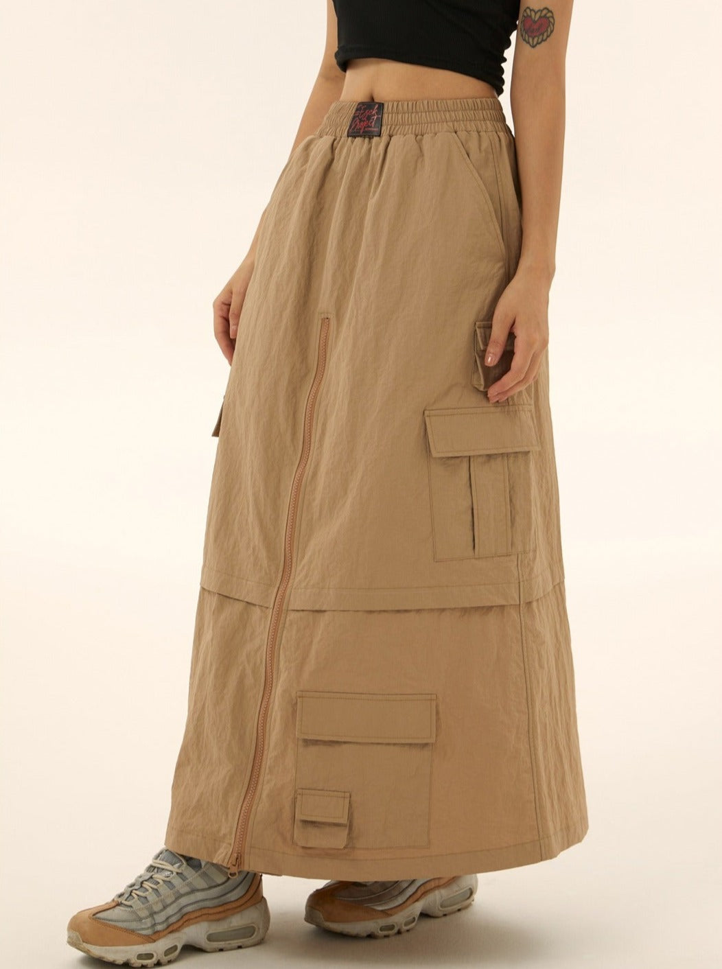 American retro cargo skirt