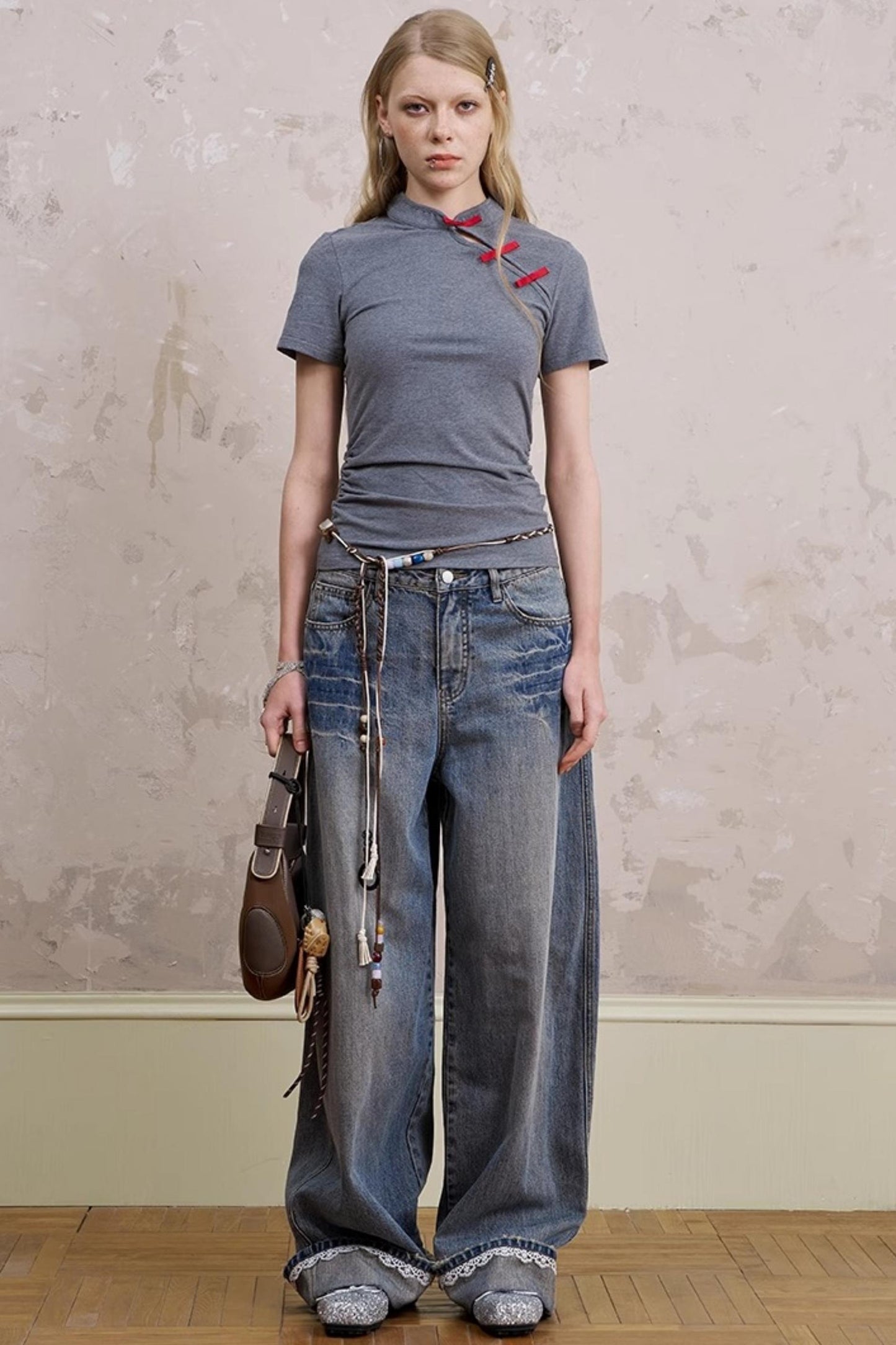 Slim Fit Colorblock Top