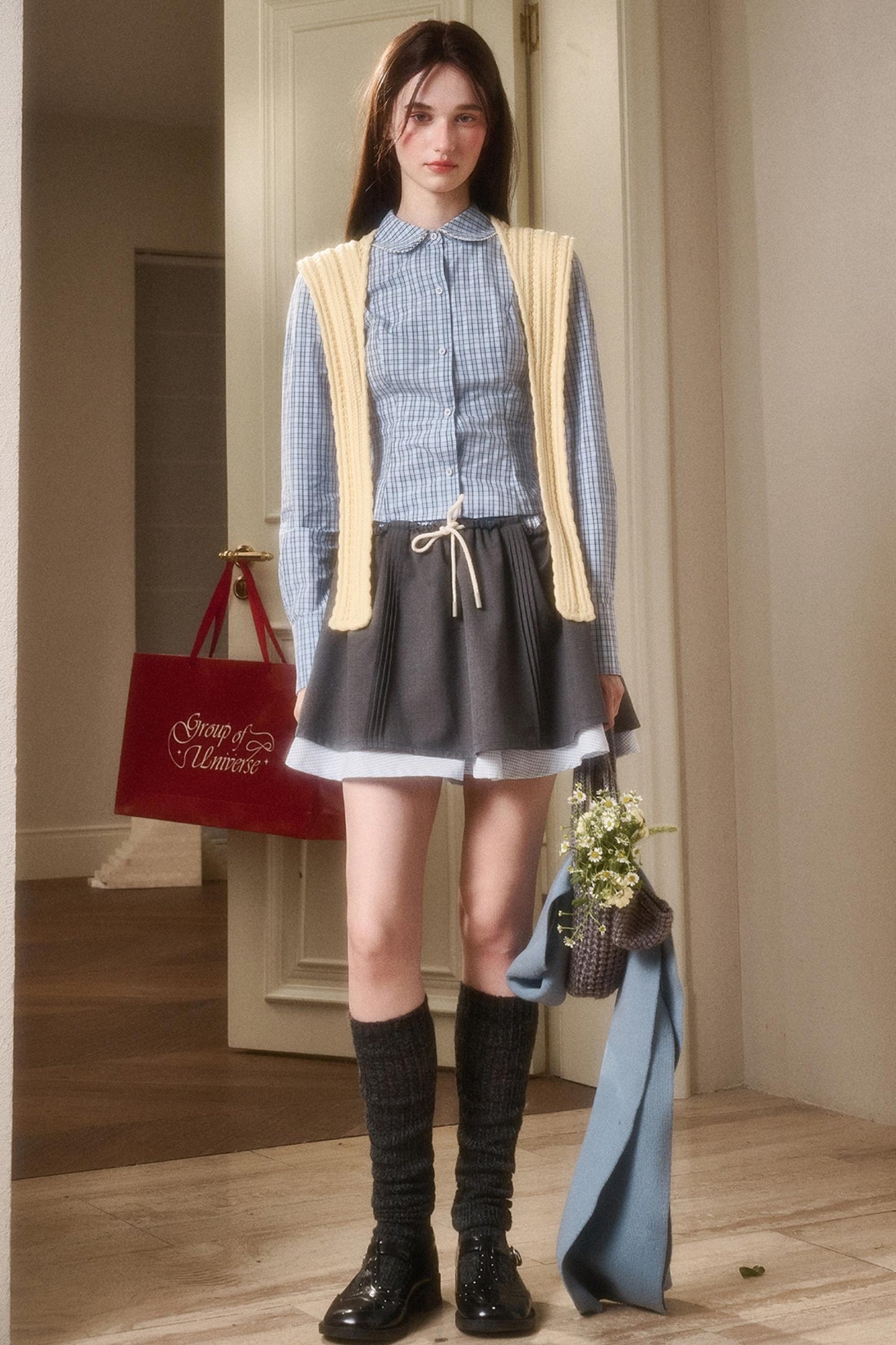 Classic Check Short Skirt