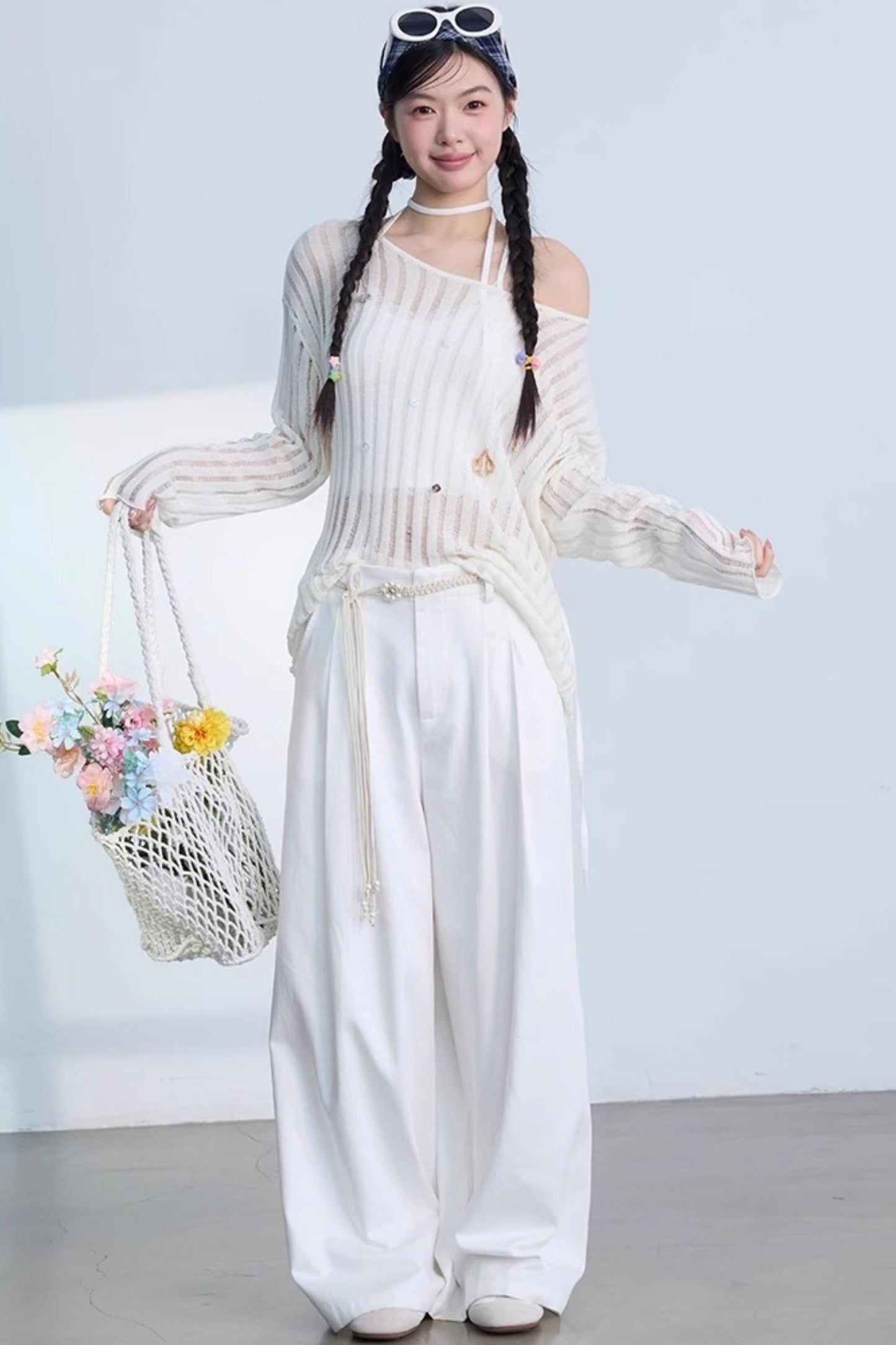 Chic Sunscreen Blouse