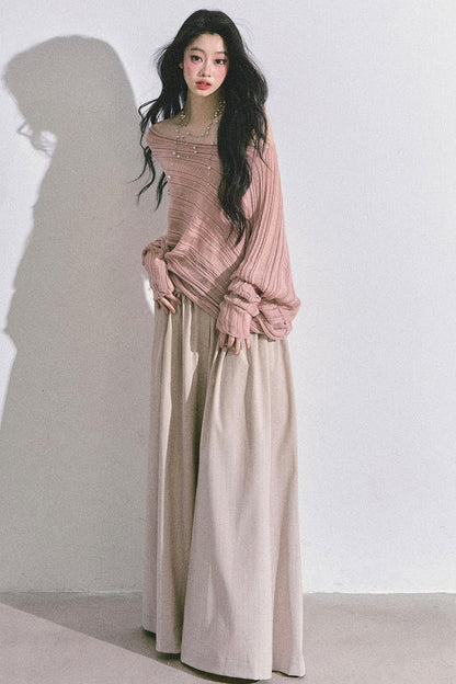 French Autumn Knit Top