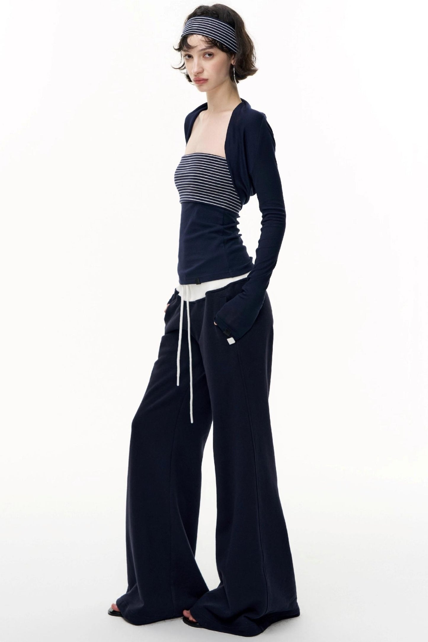 Tencel Waist Long Dress Set-Up