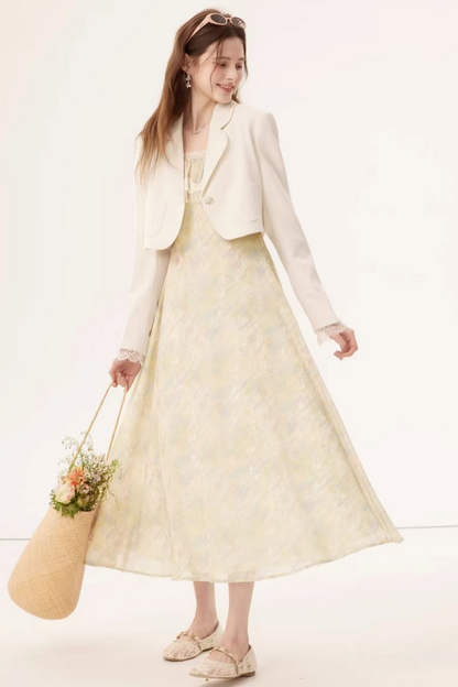 Ensemble Jupe et Blazer en Lin