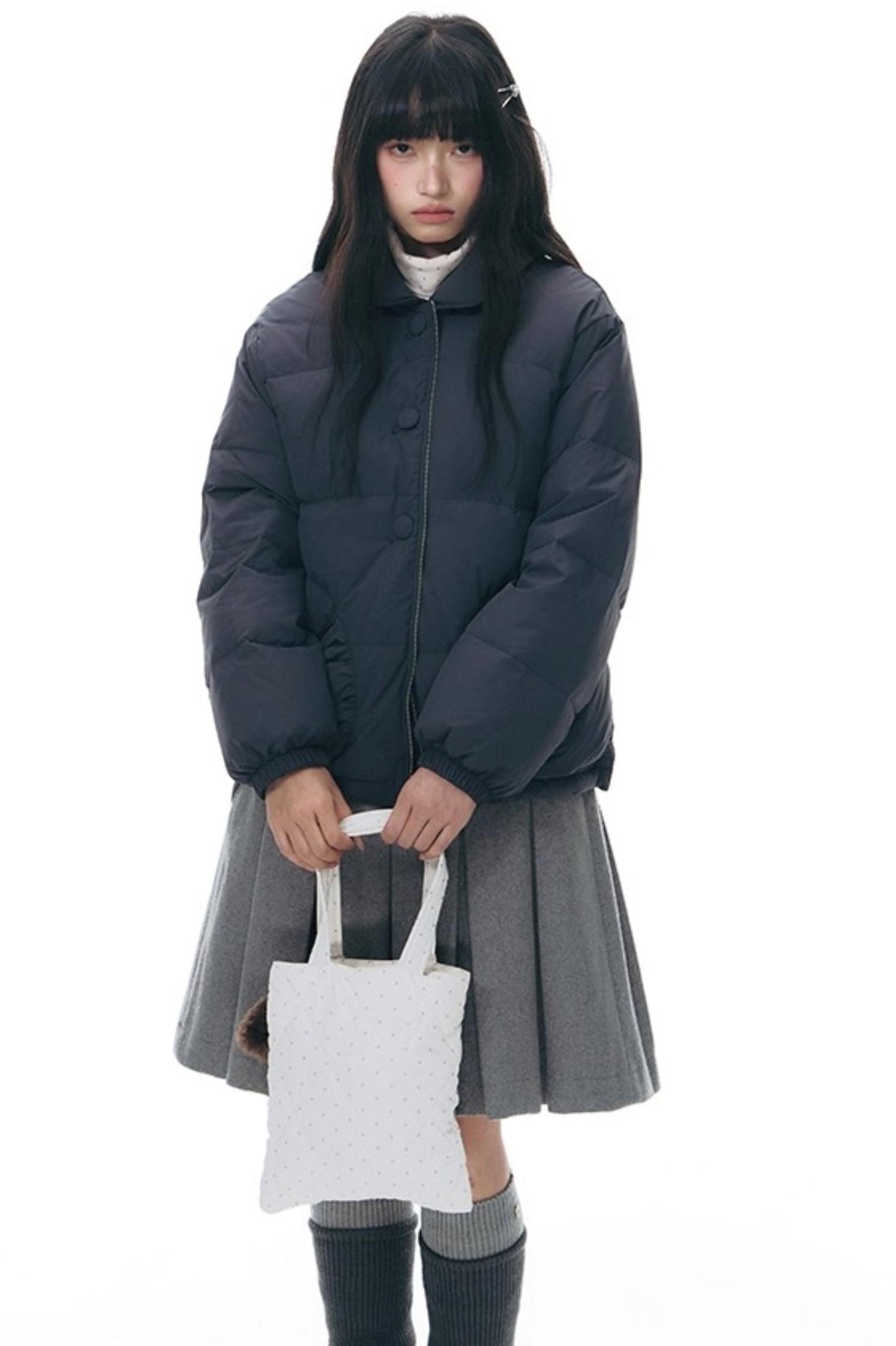 Diamond Quilted Cotton Bag