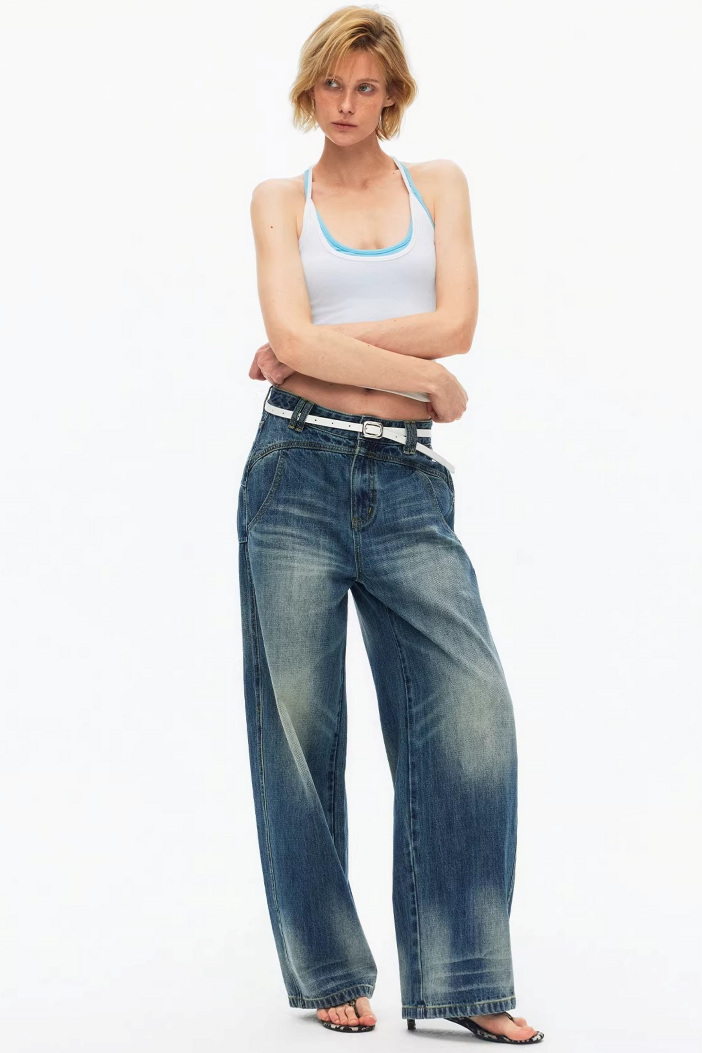 Elastic Cotton Slimming Top