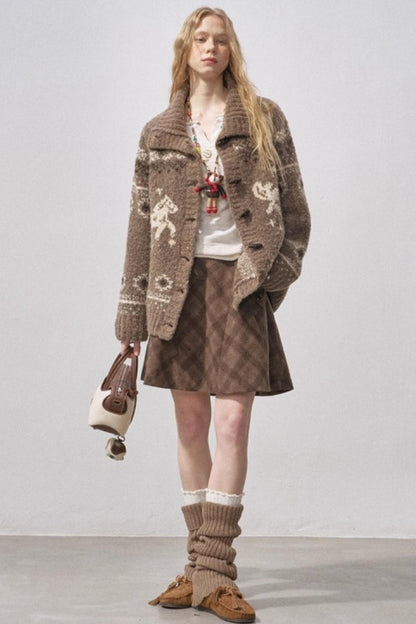 Bird and Pony Knit Cardigan