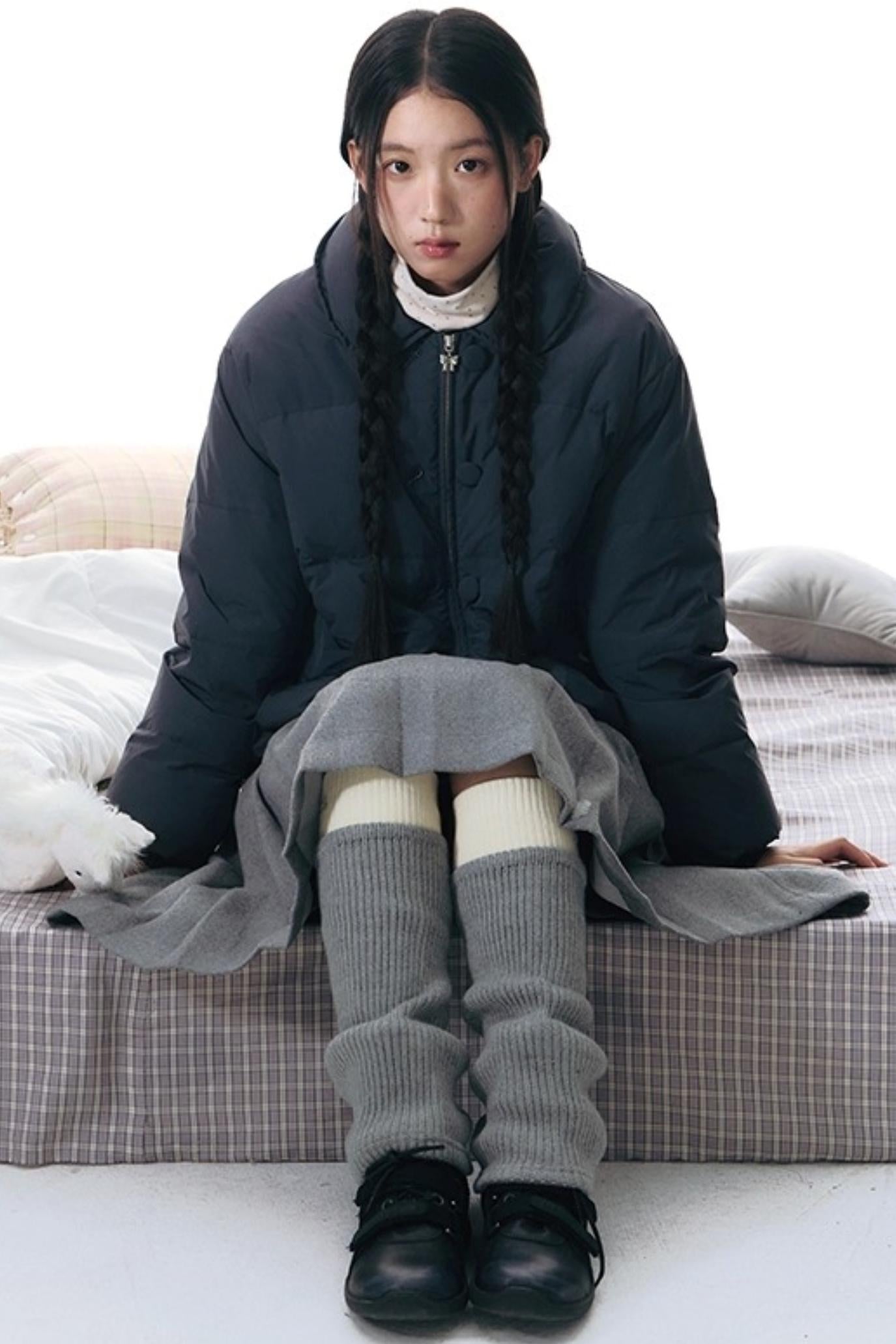 Mid-Leg Stacked Socks