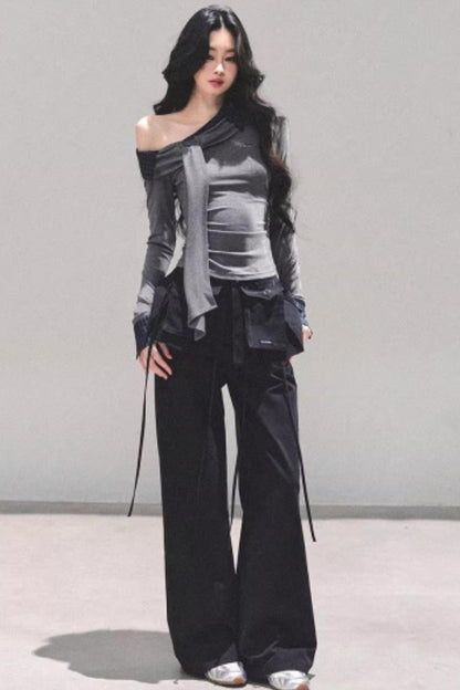 Knit Off-Shoulder Top