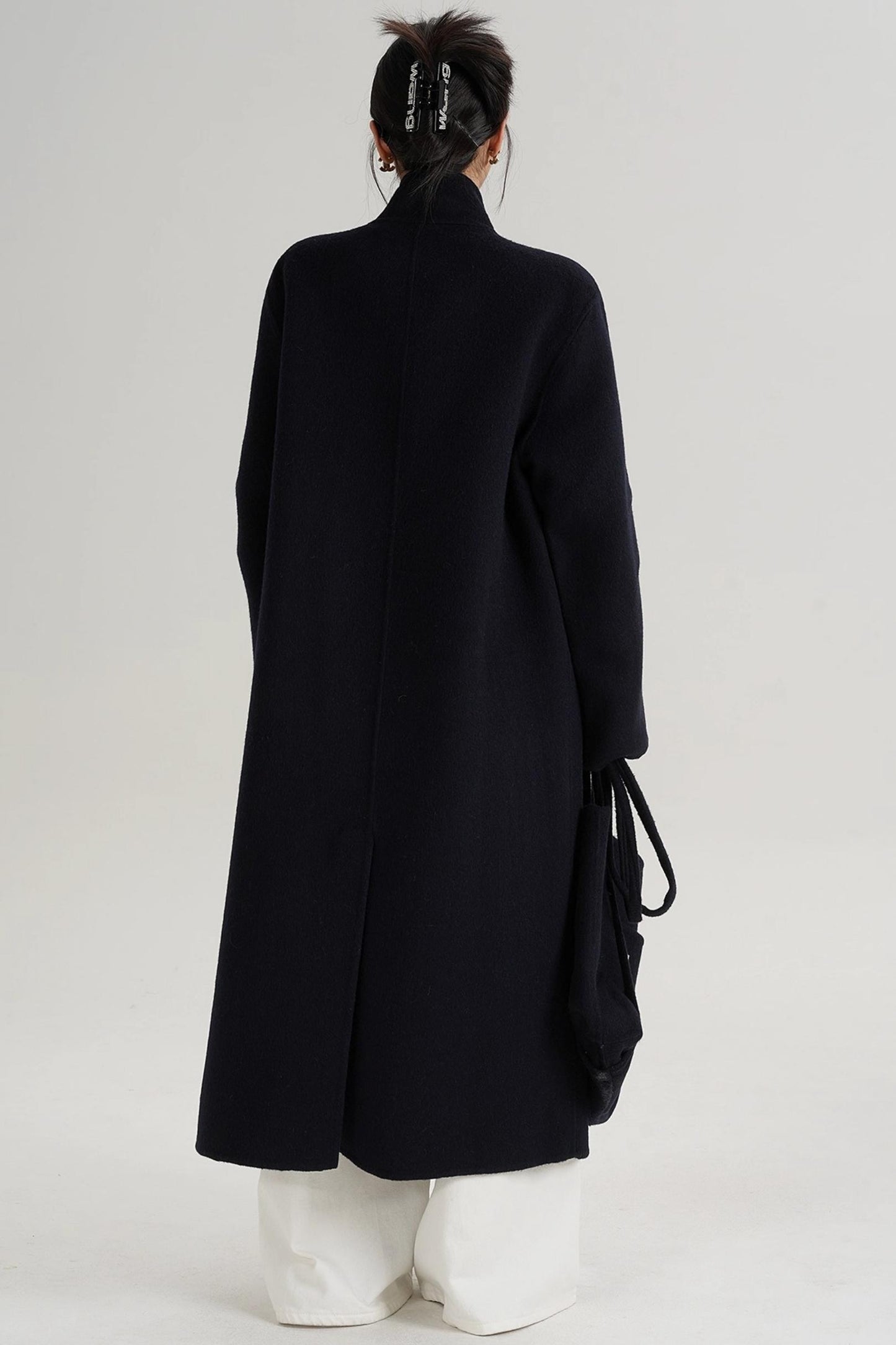 Temperament Stand-Up Woolen Coat
