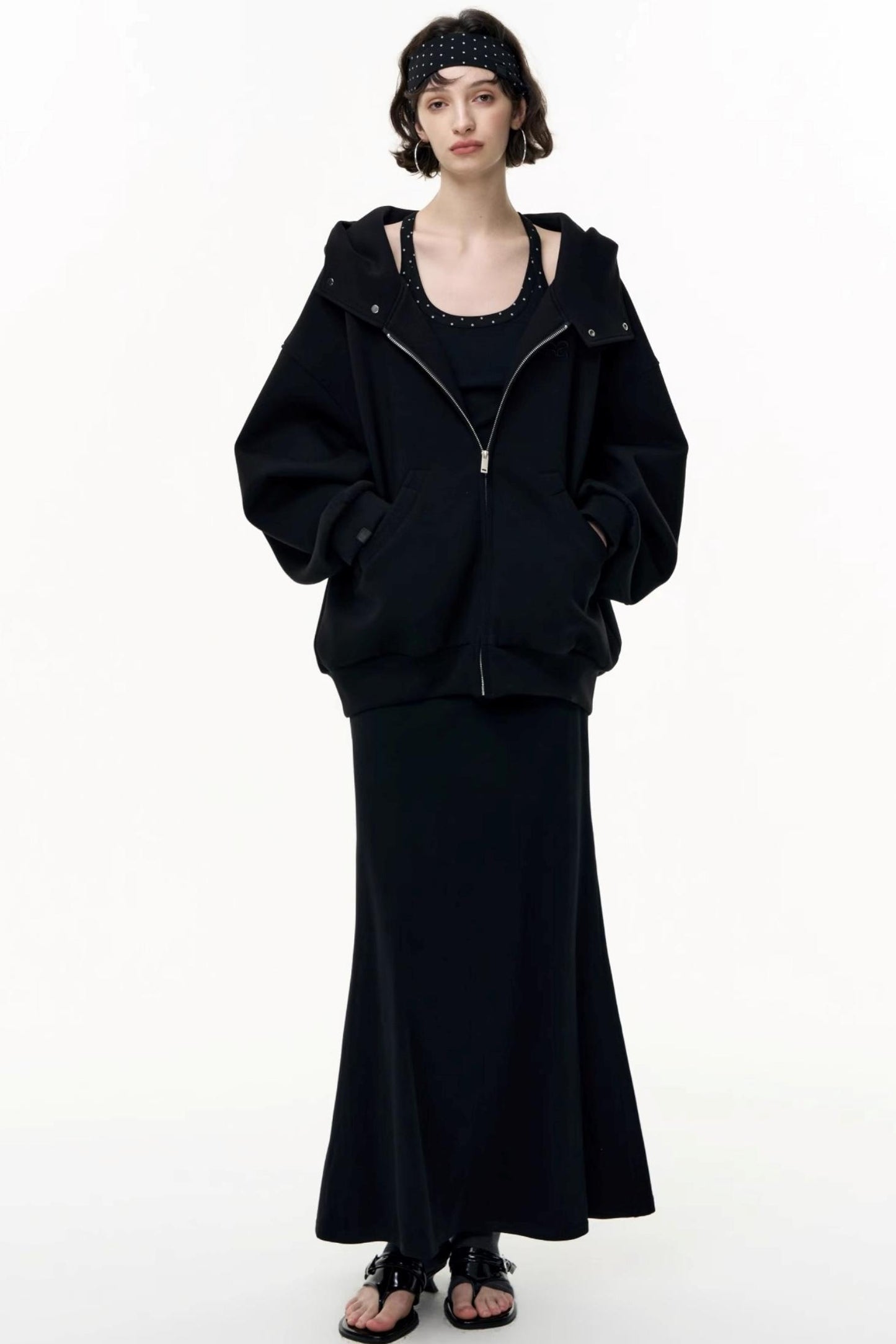 Autumn Striped Camisole Dress