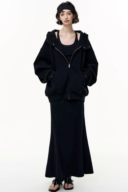 Autumn Striped Camisole Dress