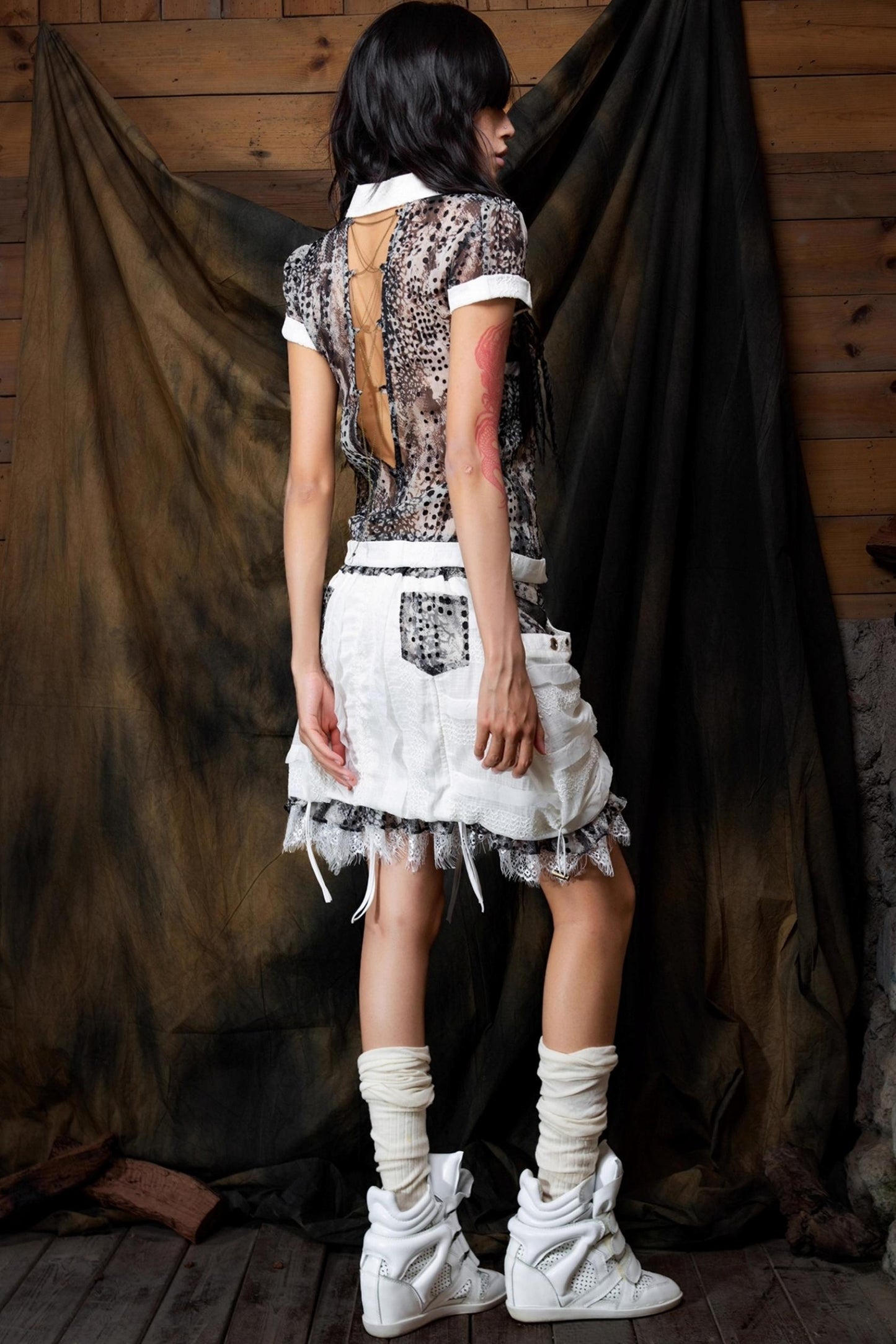 Multi-Wear Floral Bud Skirt