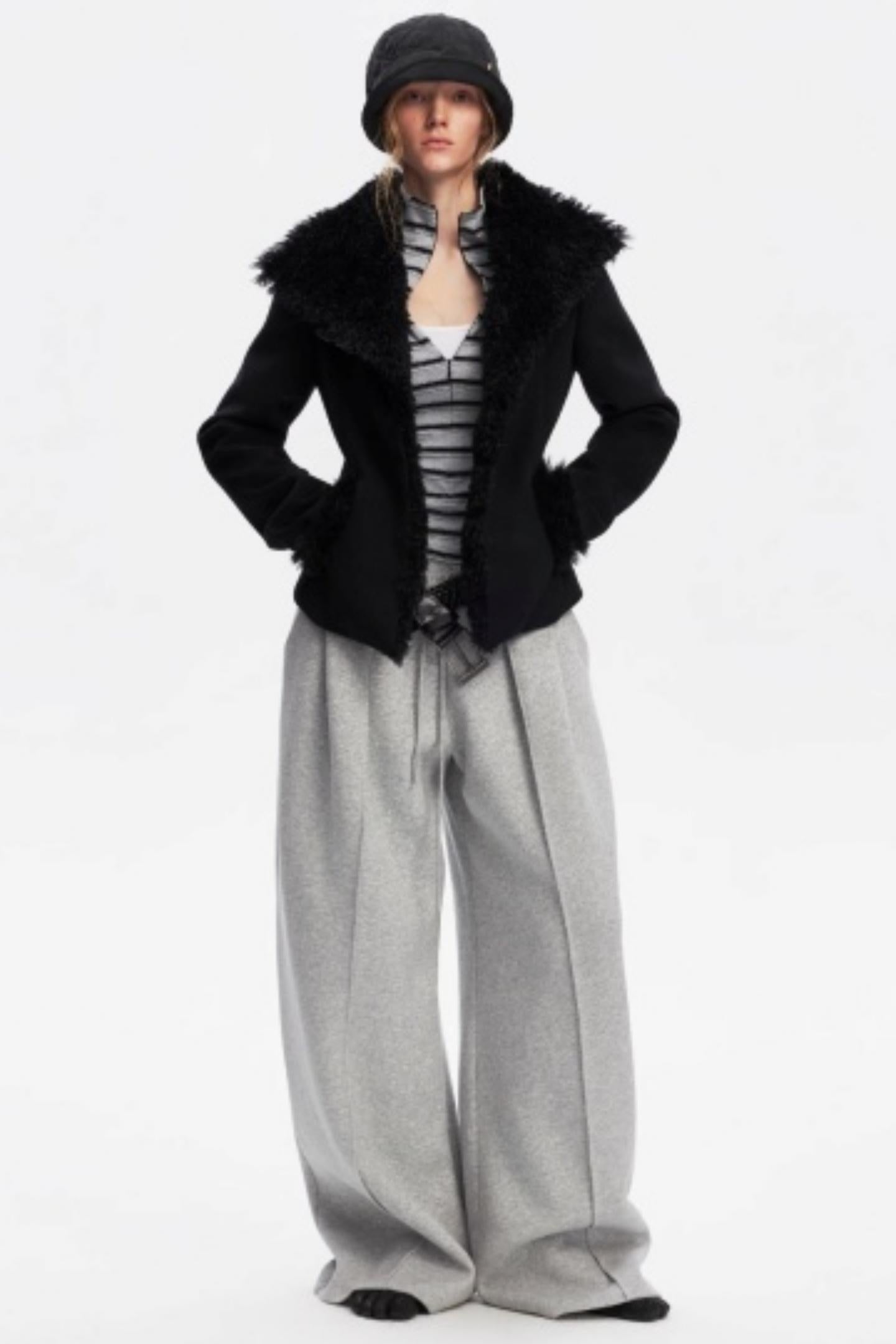 Vintage Striped Slim Knit Top