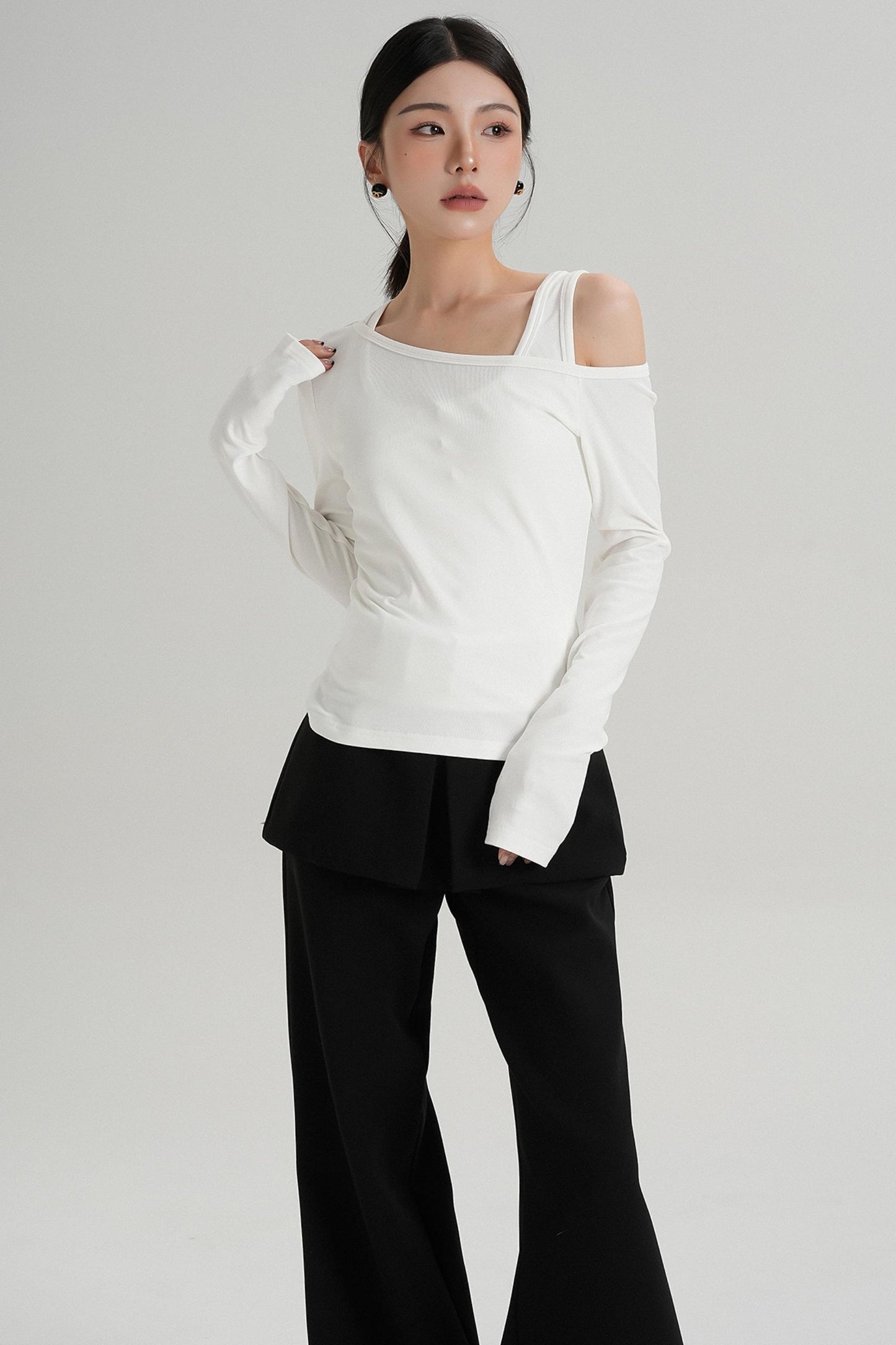 Long Sleeves Layered T-Shirt Set
