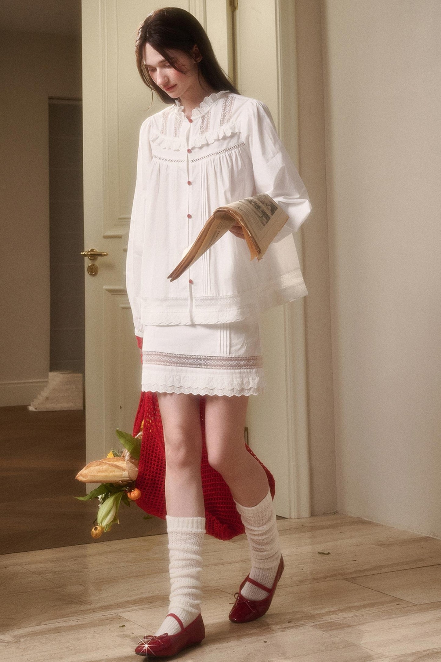 Small World Natural Cotton Skirt Set-Up