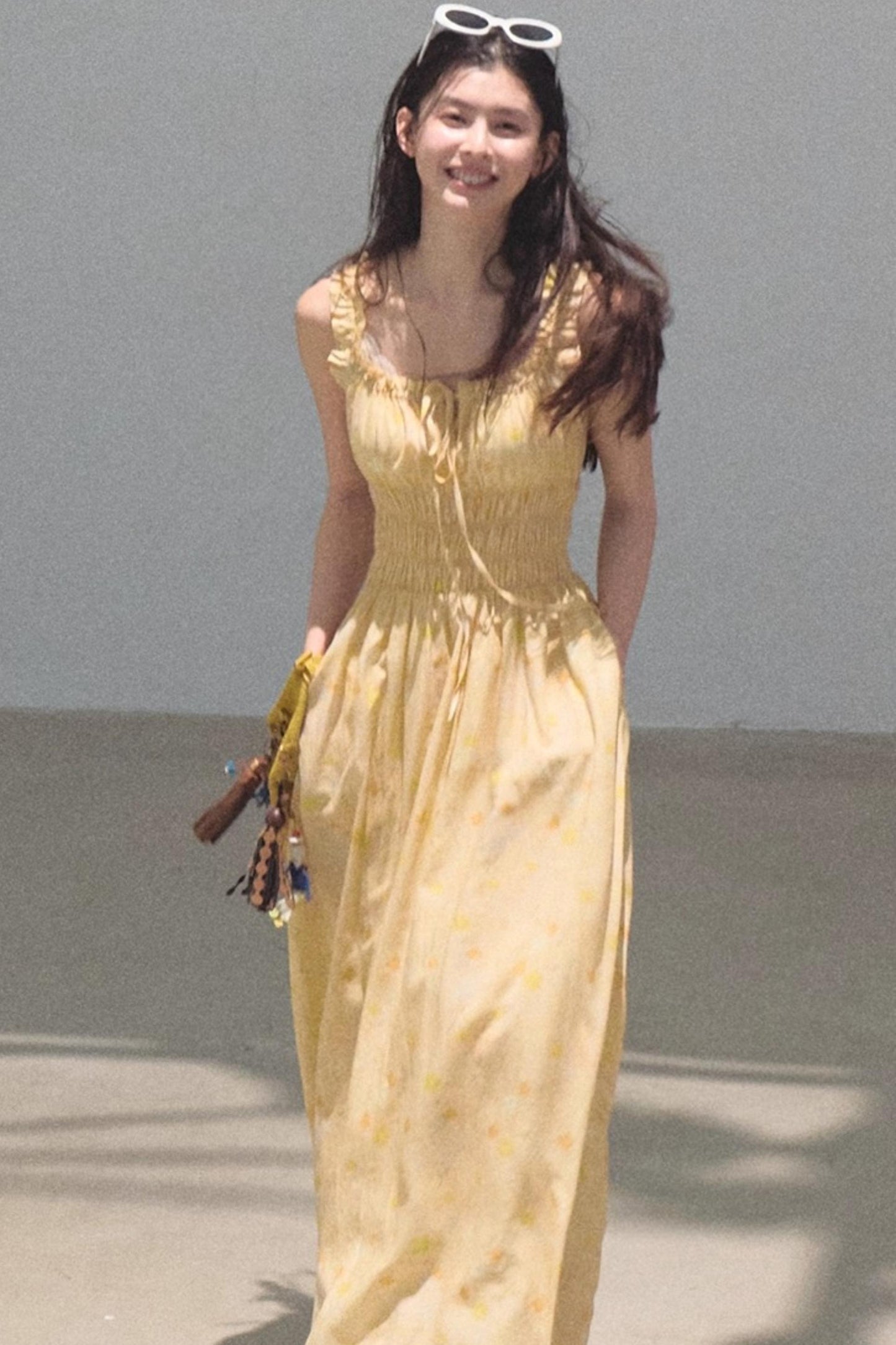 Bubbling Soda Printed Slip Dress