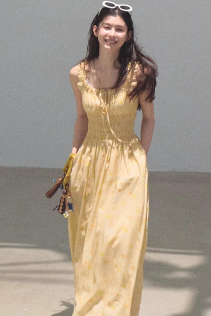 Bubbling Soda Printed Slip Dress