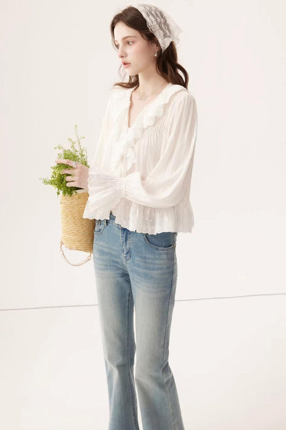 Light Blue Stretchy Denim Pants