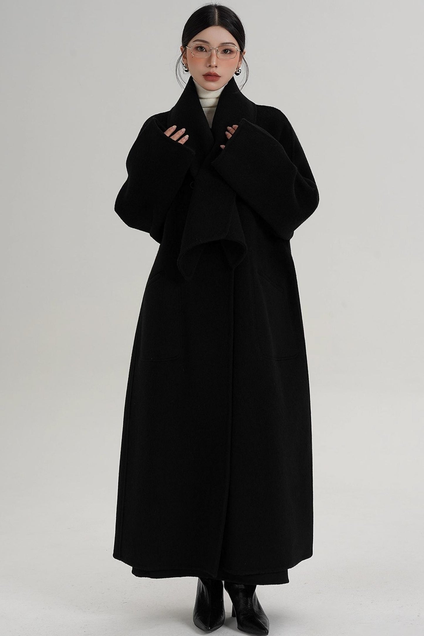 Reversible Woolen Wool Coat