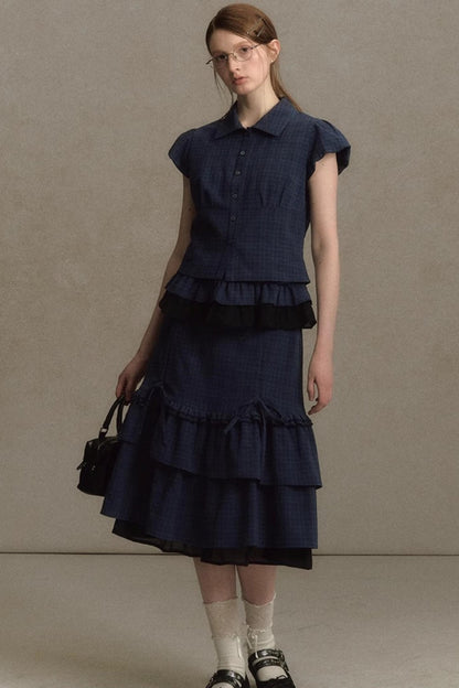 Plaid A-Line Suspenders