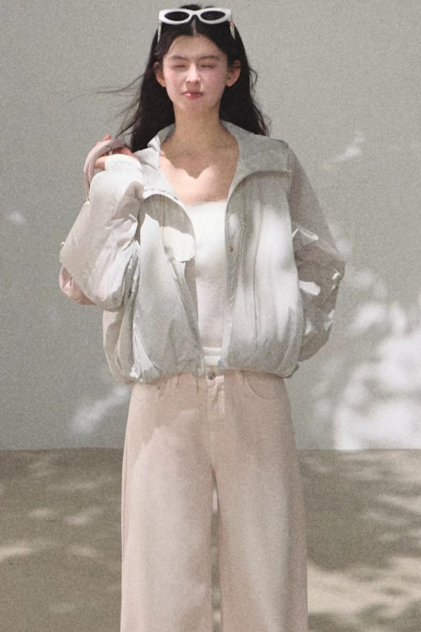 Linen Lace Off-Shoulder Top