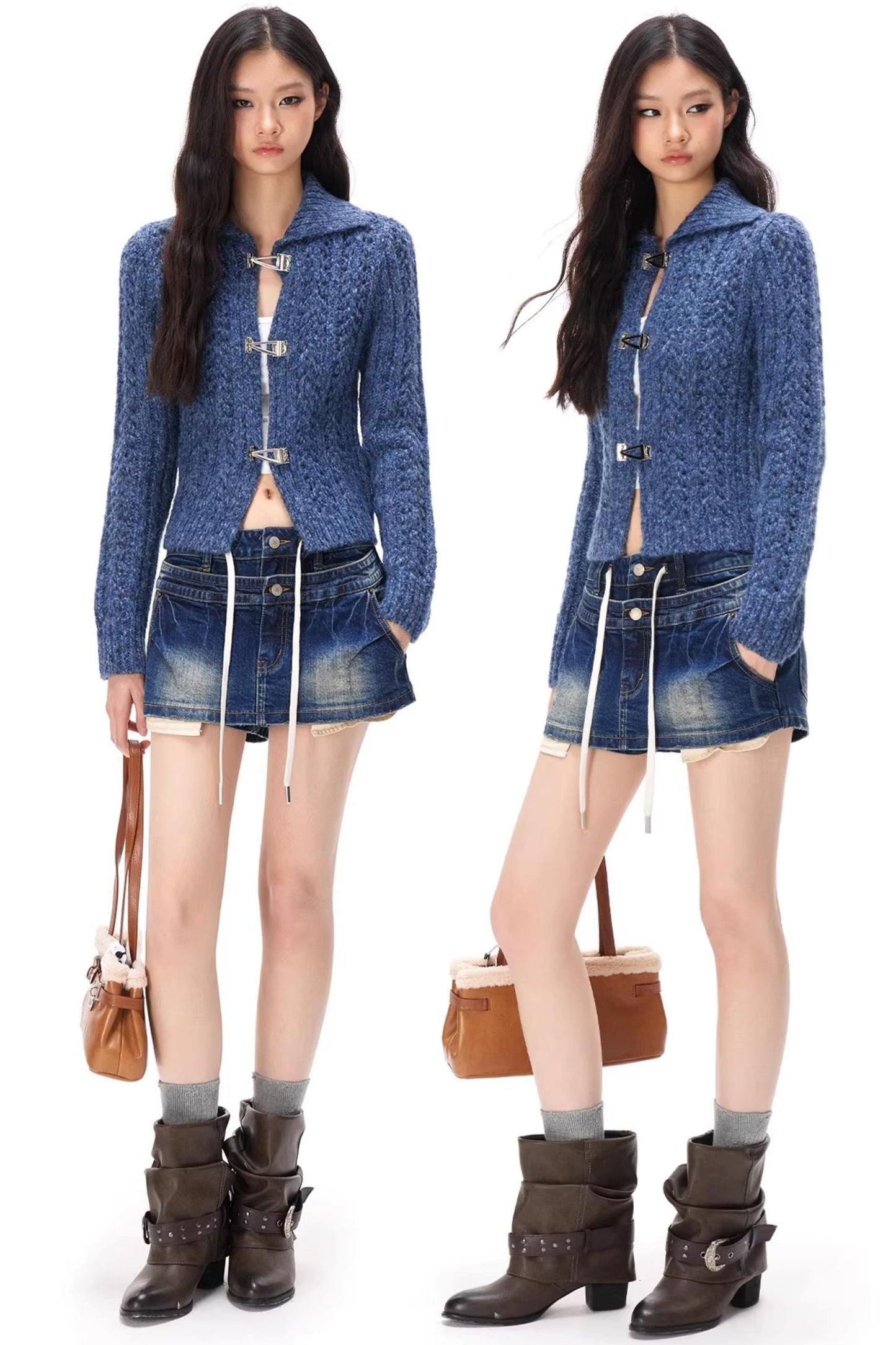 Häkelpullover mit Cut-outs