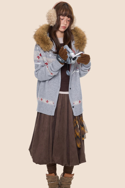 Fair Isle Sweater Jacket