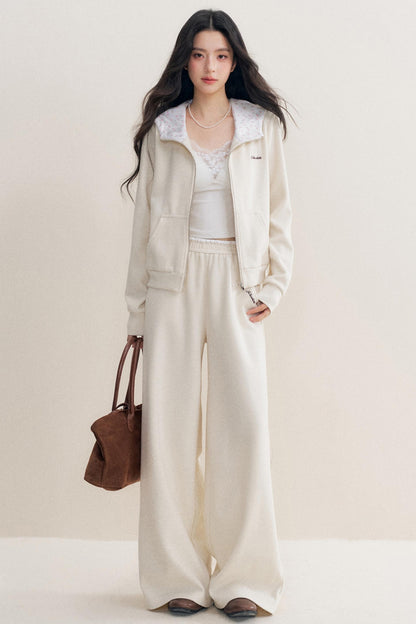 Rose Hooded Jacket & Pants Set-Up