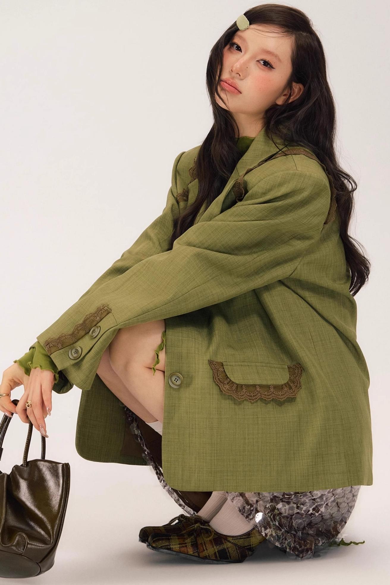 Ivy Vintage Green Blazer