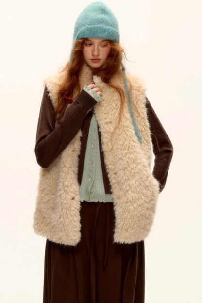 Blue Check Reversible Plaid Vest