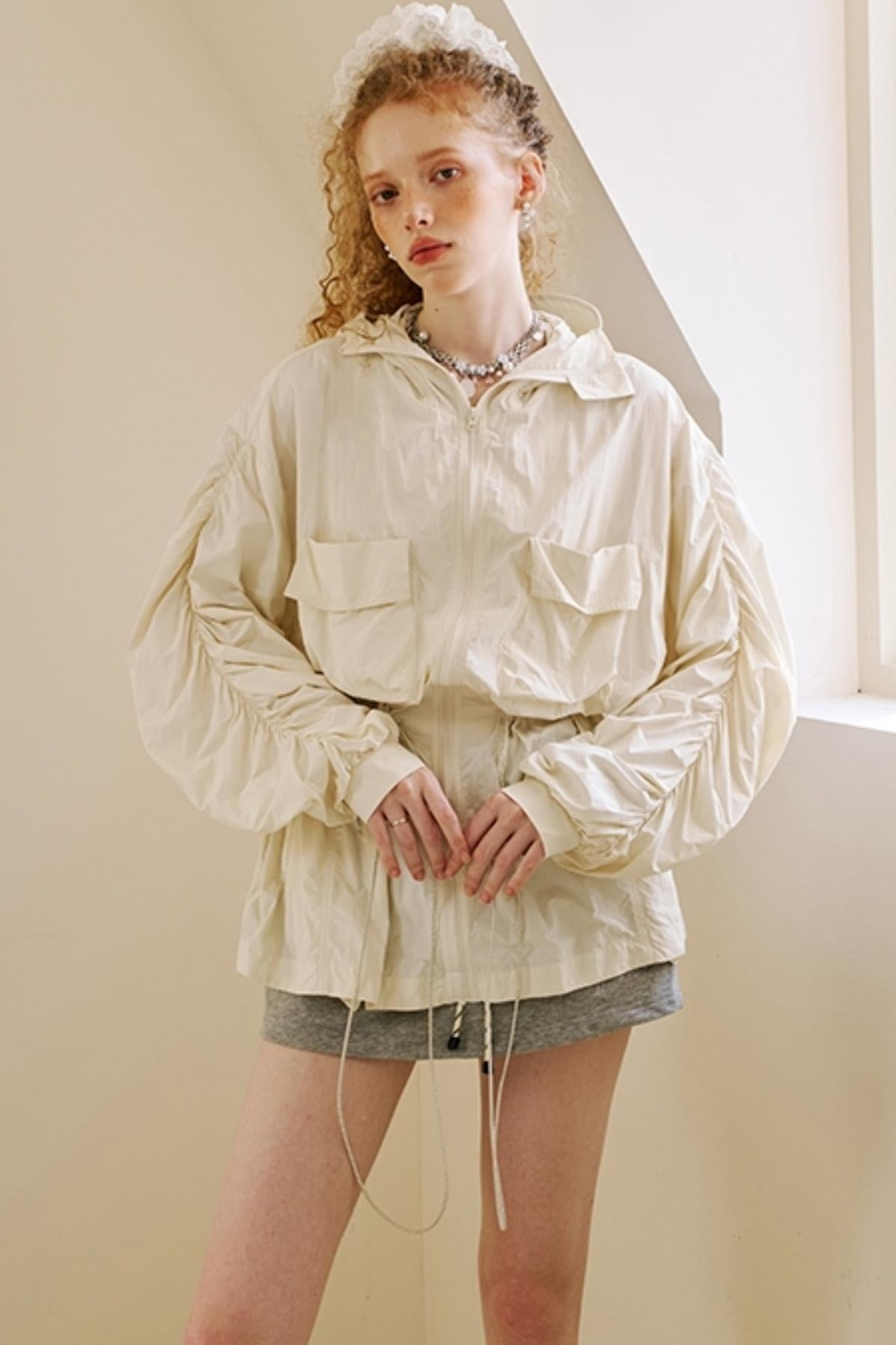 Oversized Pocketed UV Coat