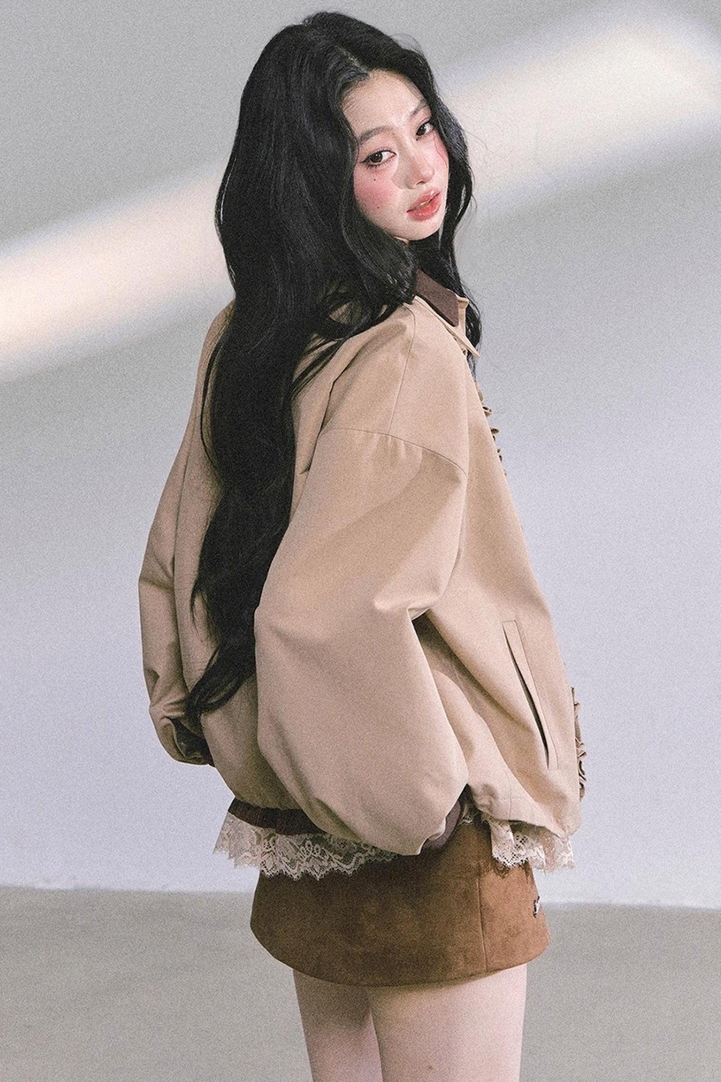 Autumn Two-Piece Jacket Skirt Set-Up