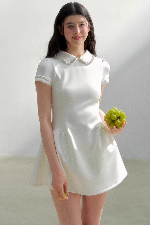 Retro Rhinestone Princess Dress