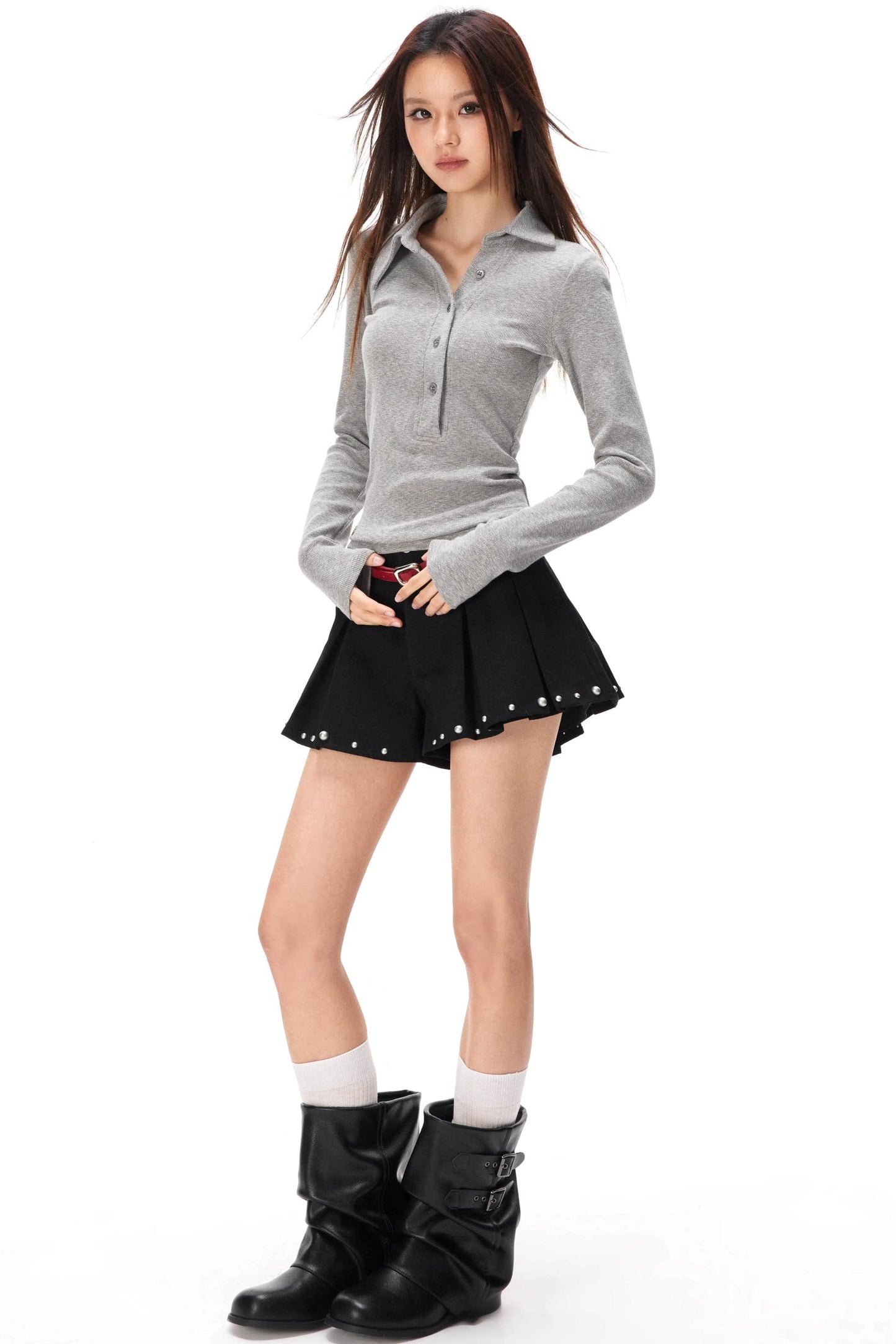 American Retro Rivet Skirt