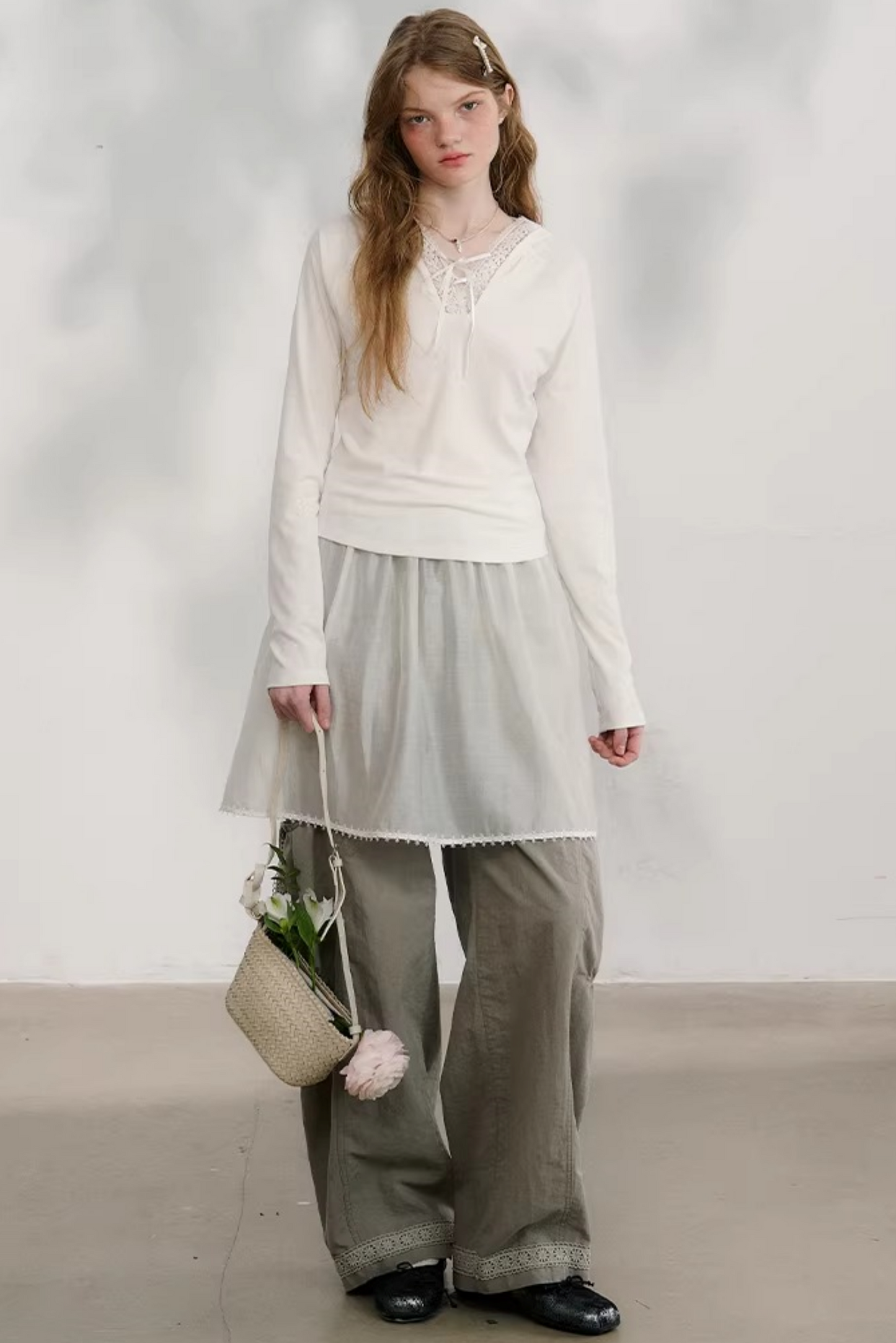 Lace Mist Garden Skirt