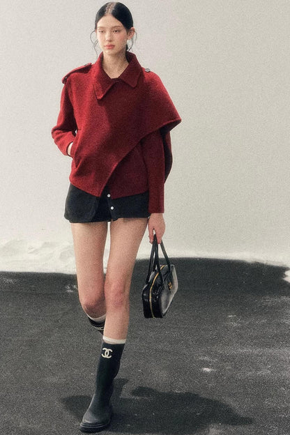 Eye-Catching Woolen Winter Coat