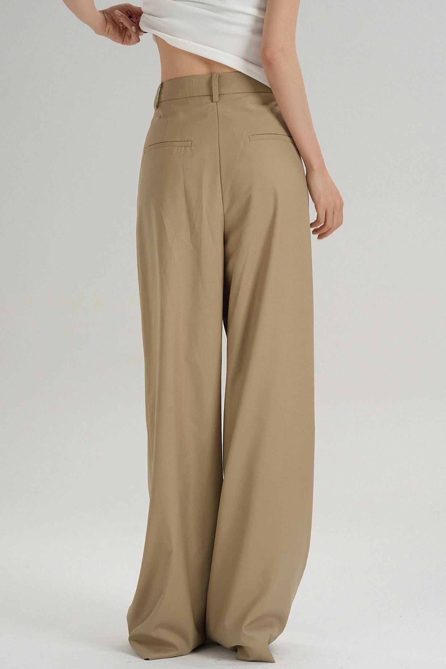 Straight-Leg Trousers