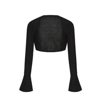 Cozy Merino Wool Flare Cardigan