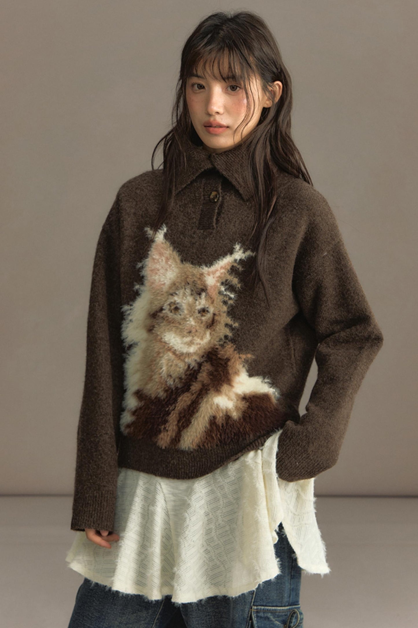 Soft Woolen Knitted Sweater Top