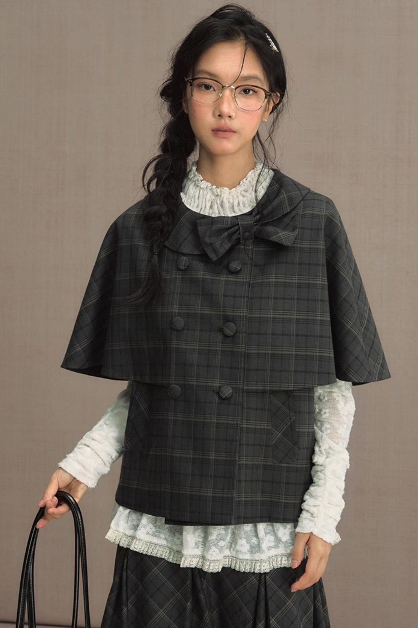 Retro Cape Vest Shawl Jacket Set-Up