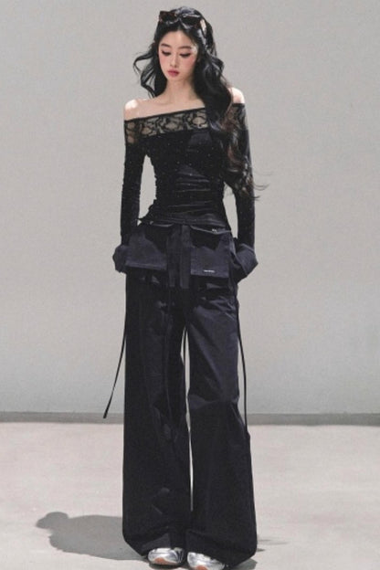 Bella Wide-Leg Workwear Pants