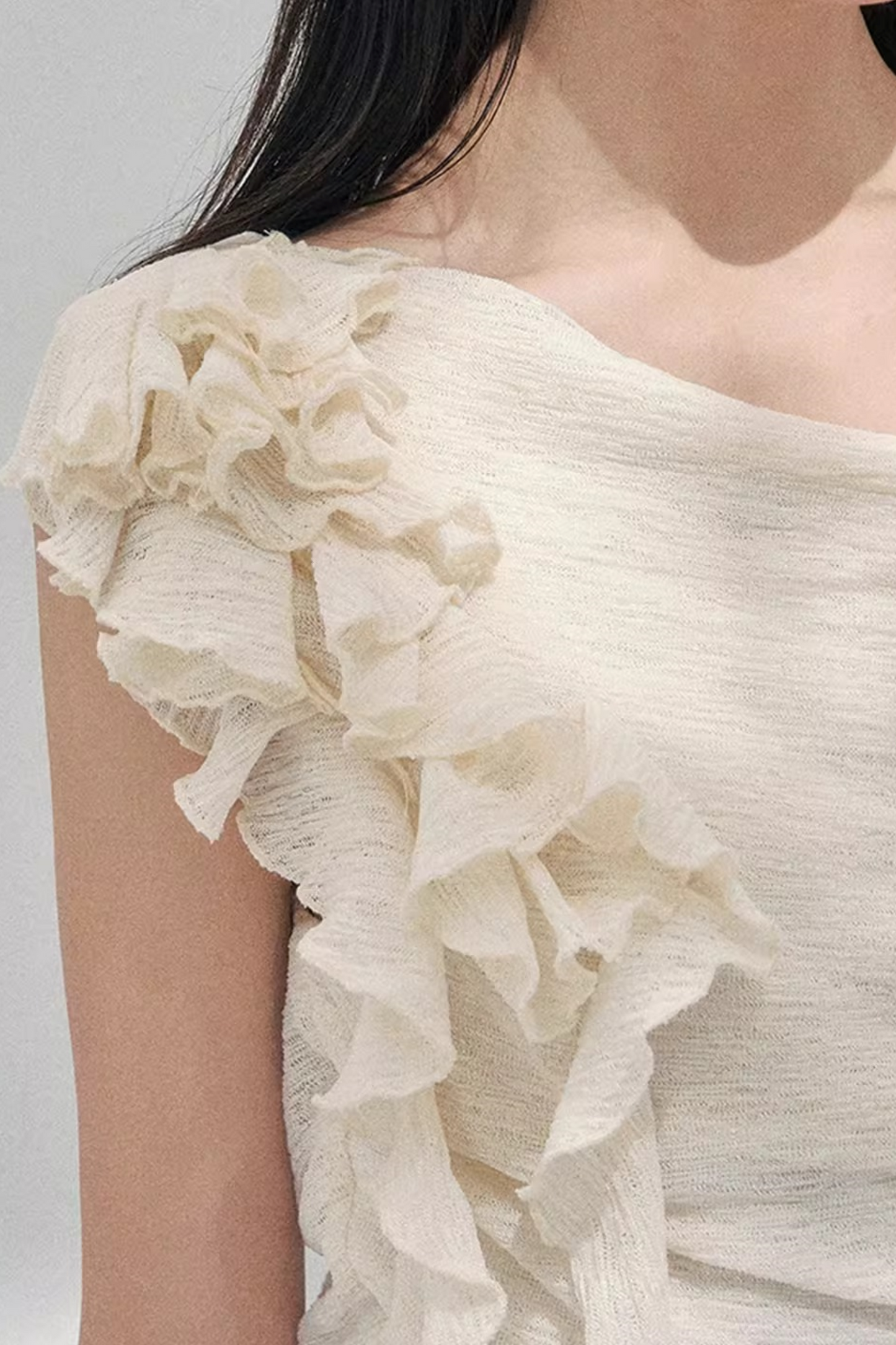 Light Whisper Ruffled Blouse