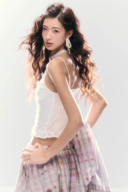 Okinawa Lace Cotton Camisole