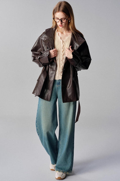 Mountain Chestnut Leather Jacket