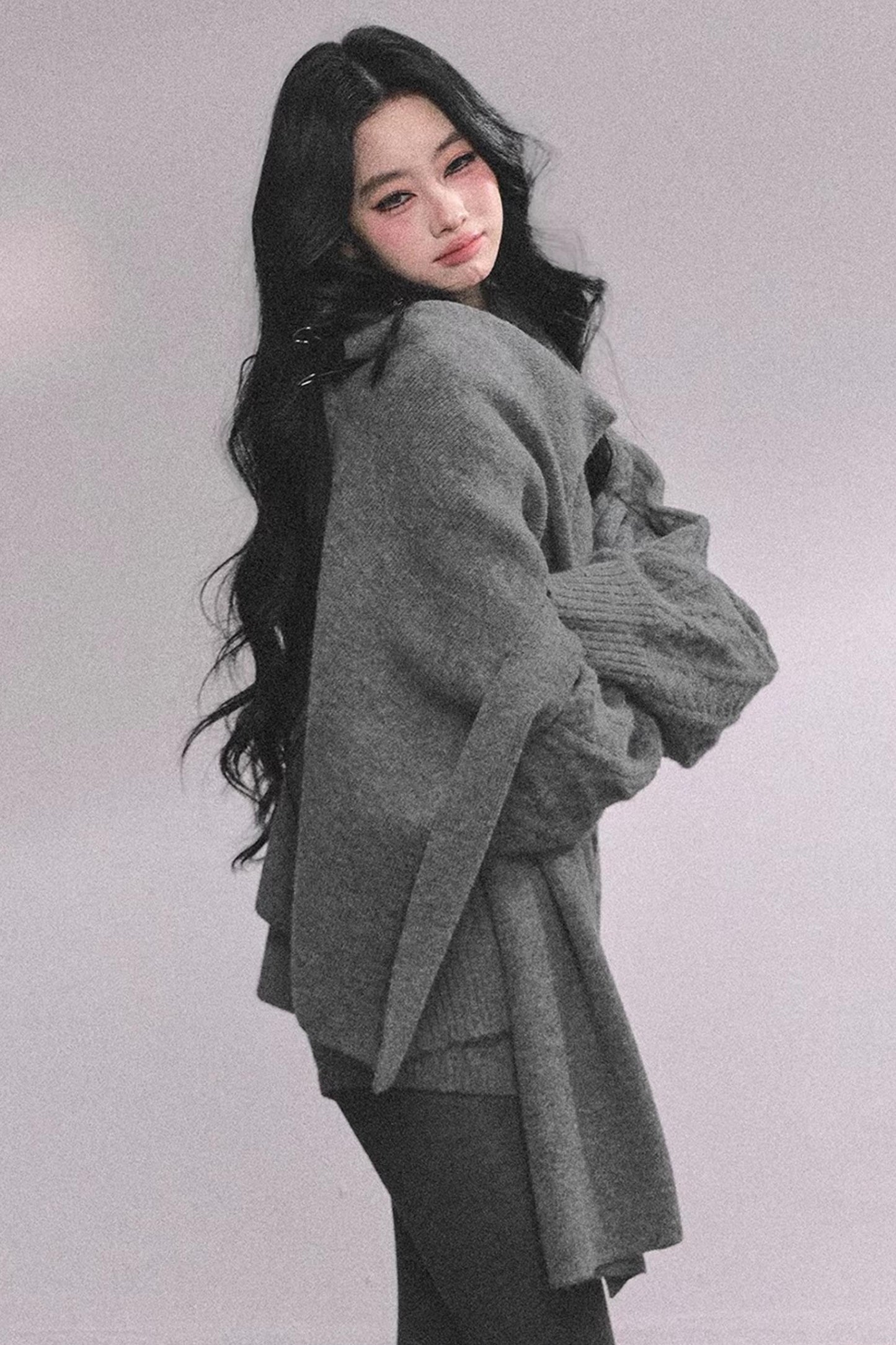 Zurich Knit Sweater Shorts Set-Up